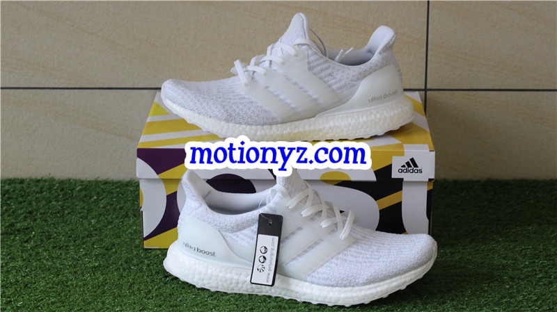 Adidas Ultra Boost 3.0 Triple White Real Boost